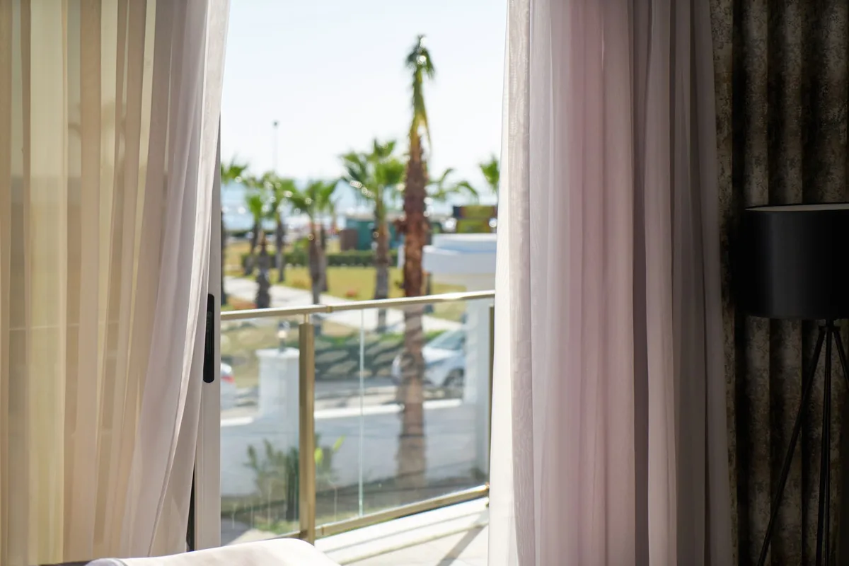 hotel guest room balcony