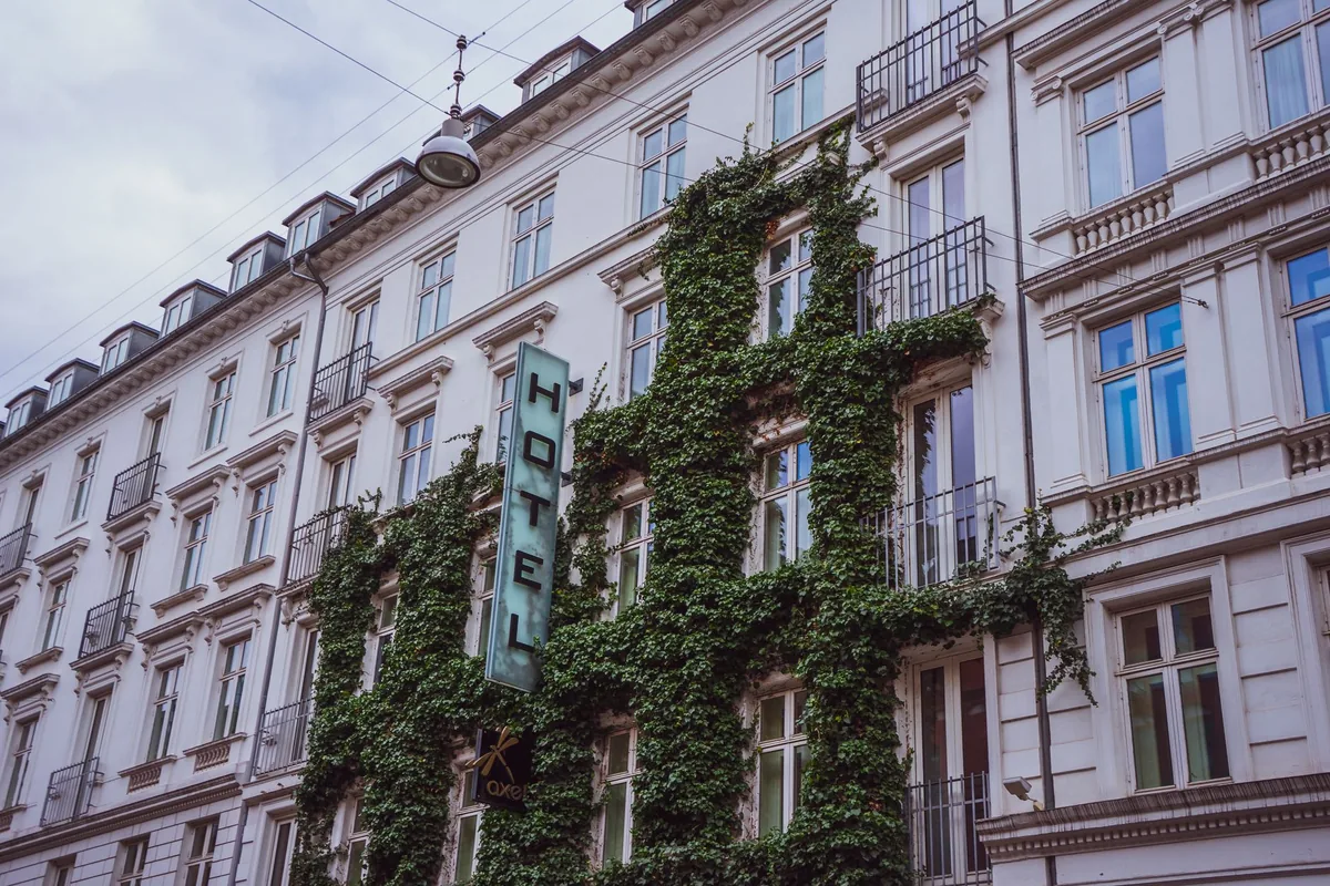 modern luxury hotel exterior architecture Europe