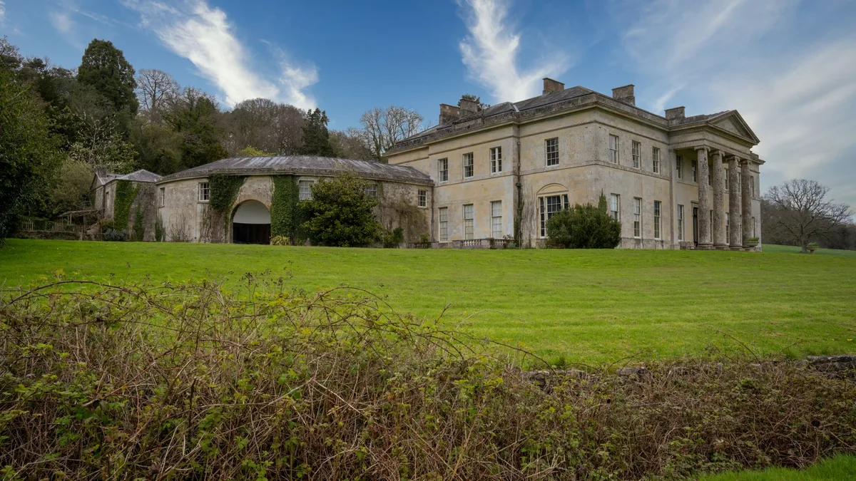 historic stone Georgian manor