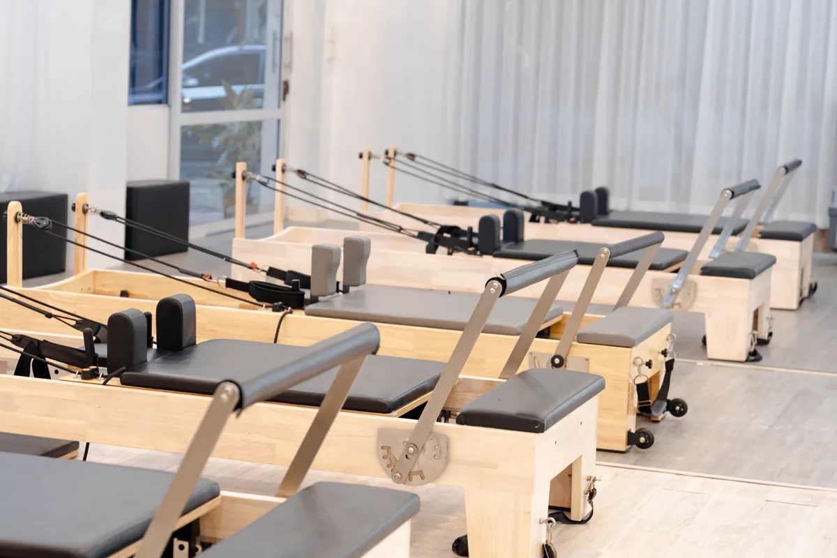 pilates reformer studio in hotel