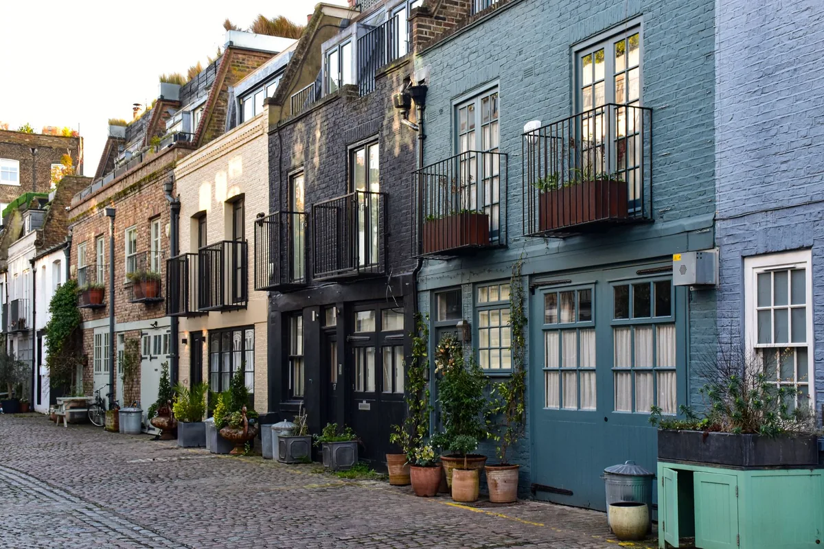 rear courtyard historic mews development