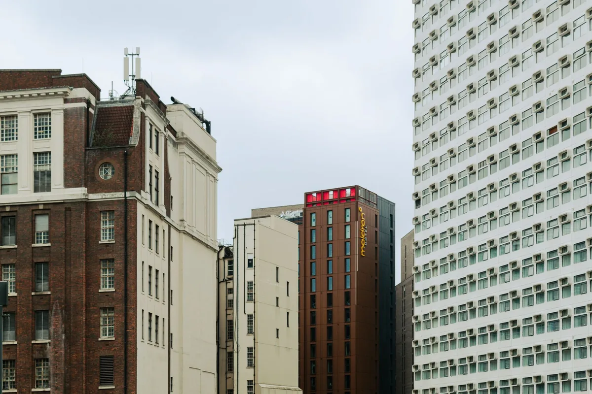 downtown hotel building architecture