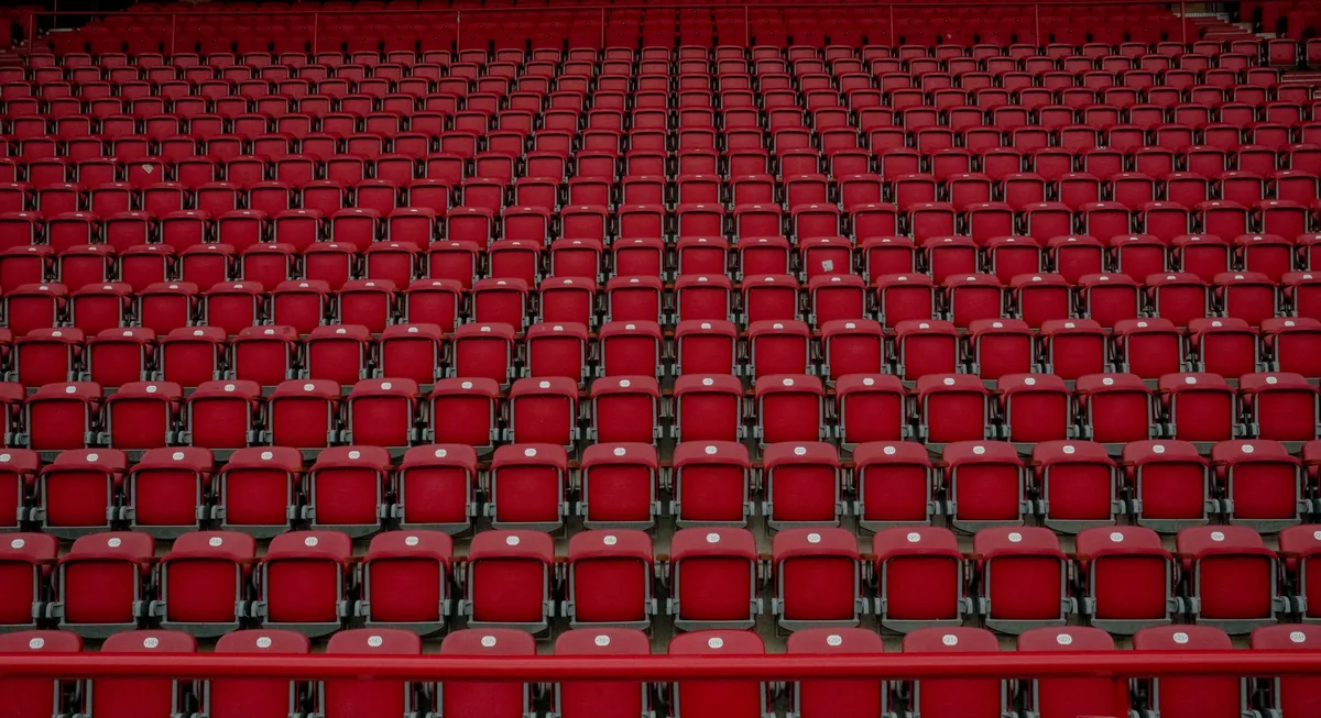 empty concert arena seating in Las Vegas