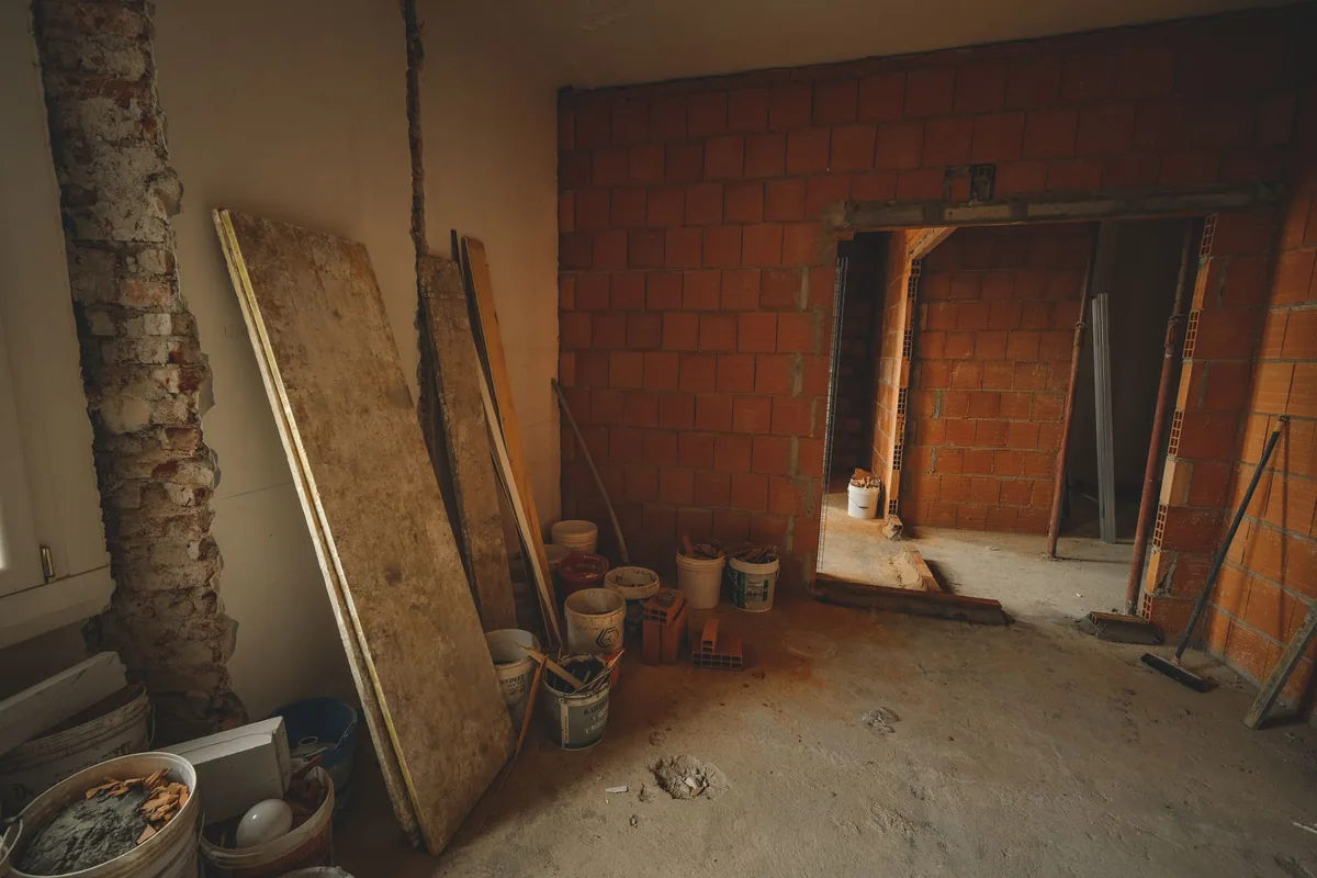 hotel renovation construction interior