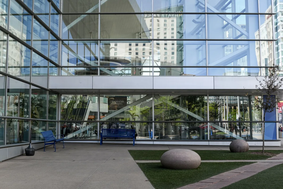 convention center plaza entrance