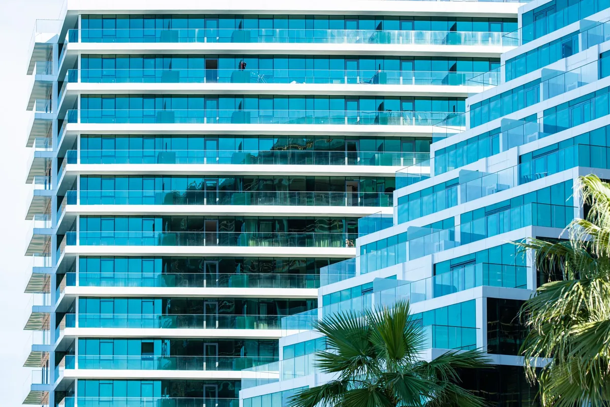 commercial mixed-use building exterior architecture