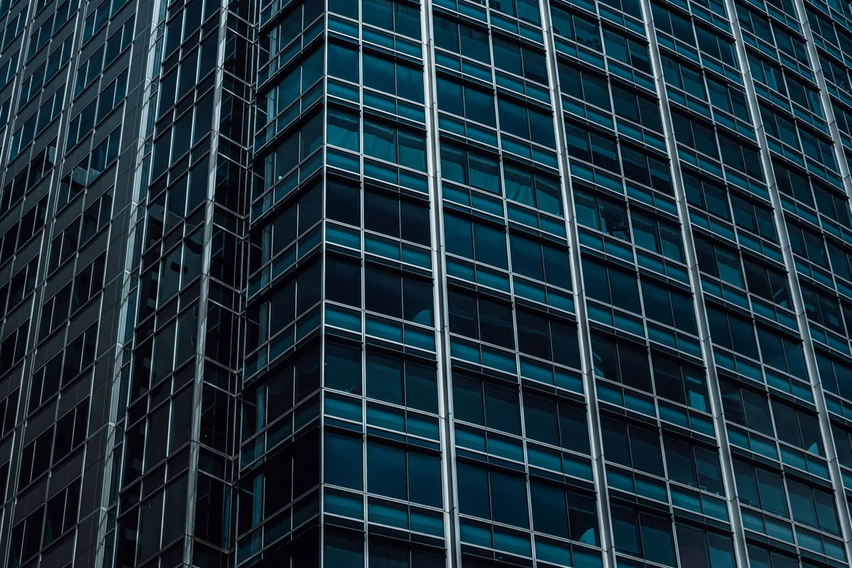 corporate office building skyscraper exterior glass